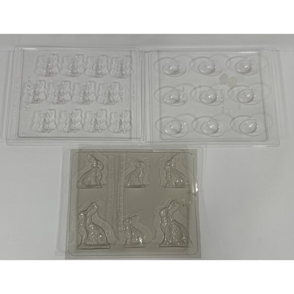 Easter Candy Chocolate Sweets Molds Set For Bunnies Rabbits & Eggs ILA Apollo - Picture 6 of 14